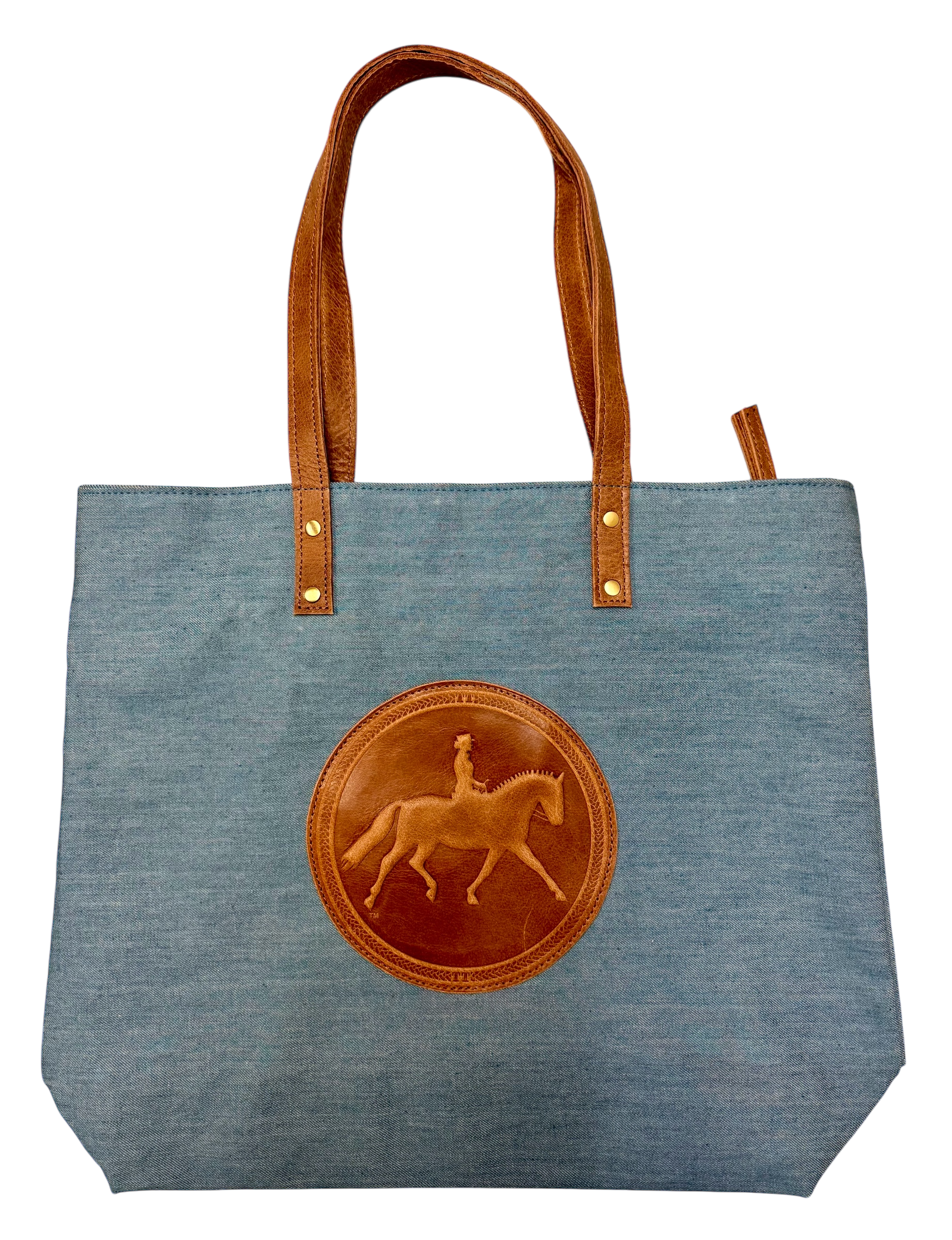 Tucker Tweed Equestrian Denim Dressage TTE BARN BAG