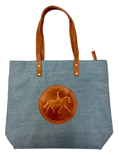 Tucker Tweed Equestrian Denim Dressage TTE BARN BAG